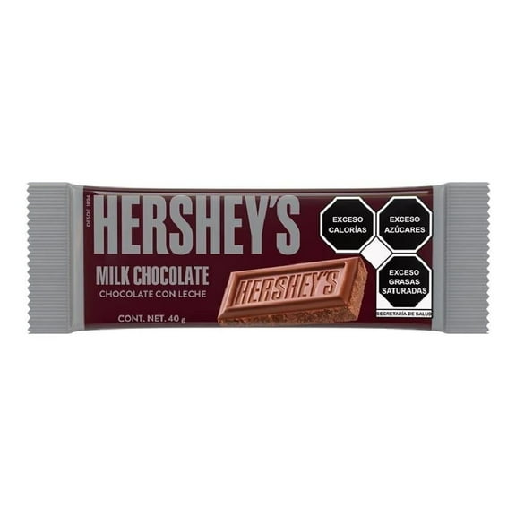 Chocolate con leche Hershey's Milk en barra 40 g