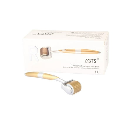 Smooth 0.5 Mm Needlepoint - ZGTS 0.5 Mm 192 Needles Professional Luxury Gold Plated Titanium Alloy Needles Derma Roller