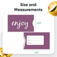 thumbnail image 2 of Swipe It Gift Card Holder Sleeves, Purple, 3.93" x 2.64" x 3.90", 100 Count, 2 of 6
