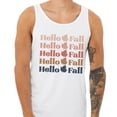 thumbnail image 2 of Hello Fall Tank Top Unisex Small White, 2 of 5