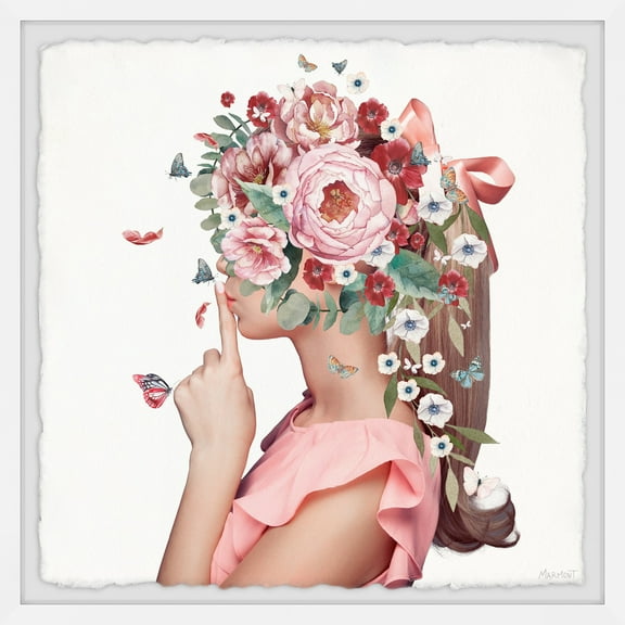 Marmont Hill Silence Is Beautiful Framed Painting Print