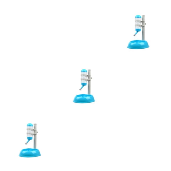 Dispensador automático de botellas de agua Billuyoard Fuente para mascotas Altura ajustable Azul 23.8 × 23.8 × 39 cm