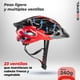thumbnail image 2 of Casco bicicleta ciclista talla M rojo con luz, 2 of 10