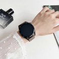 thumbnail image 2 of For Samsung Galaxy Watch7 Watch6 Microfiber Leather Watch Bands 20mm Breathable Magnetic Strap - Dar, 2 of 5
