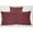 Burgundy, variant on Waterproof Canvas Pillowcase / Pillow Cover by Penny's Needful Things (12 x 12) (White)