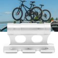 thumbnail image 1 of Bike Fork Mount, High Load Bearing Capacity Reliable Rugged Anti Crack Silver Bicycle Fixed Front Fork Bracket With Ferrule Accessories For Cars, 1 of 8