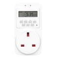 thumbnail image 2 of 13A Indoor Outlet Timer Digital Programmable Wall Plug in Timer Outlet with Automatic Power Off Countdown UK 90?250V, 2 of 5
