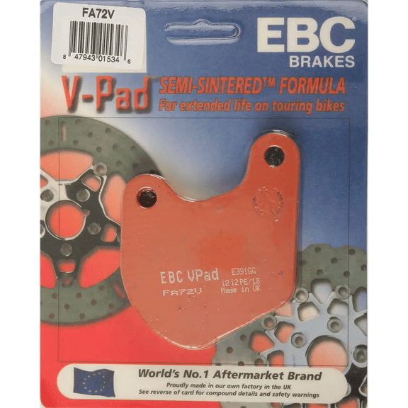 EBC Brakes  FA72V; Brake Pads V-Series