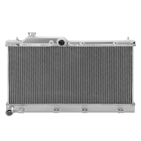DNA Motoring 2-Row Aluminum Cooling Radiator for 08-14 Subaru Imperza WRX STI 2.5L Turbo