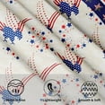 thumbnail image 5 of 4th of July Tablecloth Round 60 Inch Patriotic American Flag Table Cloth Wrinkle Resistant Table Cover Memorial Day Independence Day Tablecloth Decorative for Home Kitchen Dining Indoor Party Picnic, 5 of 6