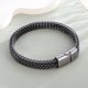 thumbnail image 4 of Fiudx Ofertas relampago Pulsera de cuentas ojo de piedra volcánica natural Pulsera de salud Pulsera moldeadora Pulsera de ágata con cuerda de piel de vaca, 4 of 7