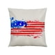 thumbnail image 2 of Juegos de cubrecama y colcha, funda de almohada del Día de la Independencia, funda de cojín con bandera y bandera del 4 de julio, funda de cojín patriótica para el Día de los Caídos, sofá para el hoga, 2 of 6