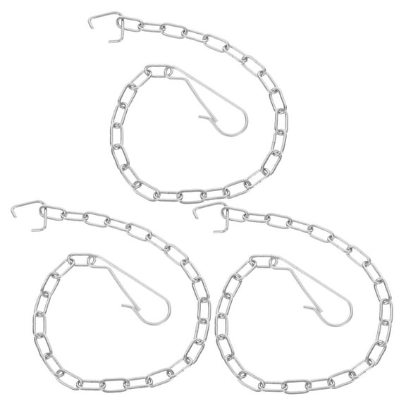 Masteelf 3 Pcs Universal Stainless Steel Chain For Toilet Flapper Easy To Install Toilet Handle Chains Stainless Steel Lift Chains Toilet Flapper Chains