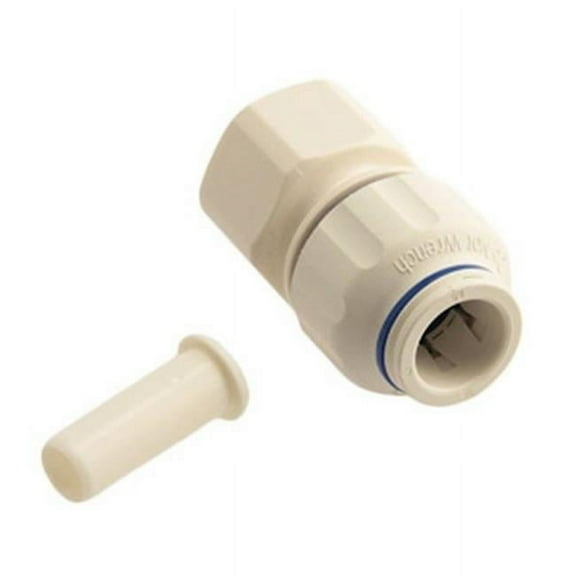 Boshart Industries 279778 0.5 in. Polyethylene Pipe Adapter - White & Blue