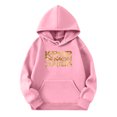 thumbnail image 5 of Moonsky Sudadera con capucha y cordón HUNTRX, estampado de grupo de chicas coreanas, jersey corto, suave y cómodo, top de manga larga para primavera y otoño.,Rosa,110, 5 of 5