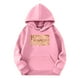 thumbnail image 4 of Moonsky Sudadera con capucha y cordón HUNTRX, estampado de grupo de chicas coreanas, jersey corto, suave y cómodo, top de manga larga para primavera y otoño. Rosa 120, 4 of 4