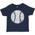thumbnail image 3 of Inktastic Distressed Baseball in White Boys or Girls Baby T-Shirt, 3 of 5