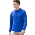 thumbnail image 2 of Henbury Mens Coolplus Moisture Wicking Long Sleeve Polo Shirt, 2 of 3