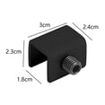thumbnail image 2 of 2 Sets Sliding Security Window Locks with Key, Window Stoppers for Vertical & Horizontal Slide Door, 2 of 5