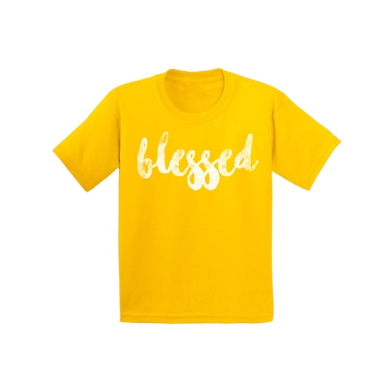 Awkward Styles Happy Thanksgiving T-Shirt Blessed Kids T Shirts