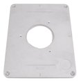 thumbnail image 2 of Placa De Enrutador, Exquisita Placa De Inserción De Mesa De Enrutador De Aleación De Aluminio De Alta Resistencia Con Anillo Para Bancos De Carpintería, 2 of 8