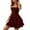 411# Wine, variant on YDDIAN Tiered Homecoming Dresses Short for Teens Spaghetti Straps Chiffon Graduation Party Gowns 2024 Sky Blue L