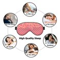 thumbnail image 7 of Naloa Chocolate with Flowing Cream Print Sleep Mask for Sleeper, Light Blocking Sleeping Eye Mask for Women Men, Eye Shade with Adjustable Strap for Travel, Nap,Meditation, 7 of 7