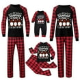 thumbnail image 6 of Family Christmas Pajamas Matching Sets Christmas Long Sleeves Sleepwaear Holiday Family Loungewear Sets, 6 of 10