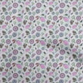 thumbnail image 1 of oneOone Velvet Pale Pink Fabric Fruits Sewing Craft Projects Fabric Prints By Yard 58 Inch Wide, 1 of 4