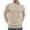 Khaki, variant on COOFANDY Men's 1/4 Zip Pullover Long Sleeve Slim Fit Mock Neck Pullover Sweaters