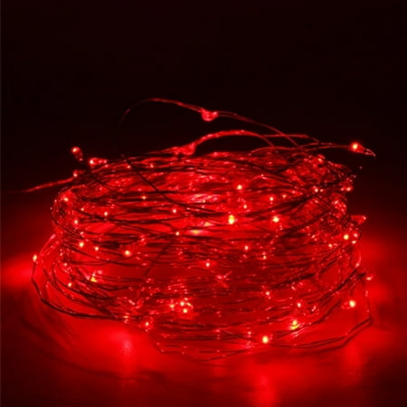 

DJNIRUI Transform Your Space with Enchanting Fairy Lights - 100 LED Bulbs on a 33ft Copper Wire Creating a Magical Atmosphere. Ideal for Indoor and Outdoor Decor Emitting a Cozy and Rom