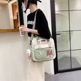 thumbnail image 4 of Kawaii Shoulder Backpack Korean Japanese Students Totes Schoolbag Hit Color, 4 of 10