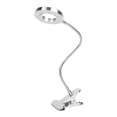 thumbnail image 3 of Nikou USB Clip Lamp Adjustable LED Clip Reading Light Dimmable Reading Light for Office Tattoo Beauty(Silver), 3 of 7