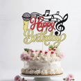 thumbnail image 4 of Micrófono con purpurina Yuinyo de Cake Topper, fiesta de cumpleaños, 4 of 8