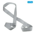 thumbnail image 3 of Uxcell 126cmx3.8cm Ski Carrier Strap, 2 Pack Snowboard Boot Carrying Strap Light Gray, 3 of 7