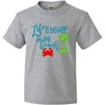 thumbnail image 3 of Inktastic Life is Better at the Beach Crab and Palm Tree Youth T-Shirt, 3 of 5
