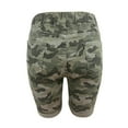 thumbnail image 7 of Womens Blue Jean Shorts Womens Classic Pockets Casual Mid Elasticity Denim Waist Camouflage Prints Pants Short Adult Female Clothes Women's Shorts(Camouflage,XXL), 7 of 7