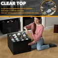 thumbnail image 5 of SpaceAid Shoe Organizer for Closet, 2 Pack, Fits 16-32 Pairs, Black, 5 of 7