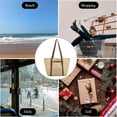 thumbnail image 7 of Kukuzhu Straw Beach Bag, Summer Woven Tote Bag Large Shoulder Handbag Straw Purses and Handbags for Women Vacation, 7 of 7