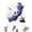 1PC*C, variant on Umbrella Tea Infuser, Ceramic Umbrella Tea Strainer and Diffuser with Rotating Design, Umbrella Shaped Loose Leaf Tea Filter for Brewing Cups and Teapots
