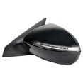 thumbnail image 3 of TRQ Mirror Power Turn Signal Smooth Black Cover Driver Side LH for Sportage MRA06114 Fits select: 2011-2016 KIA SPORTAGE, 3 of 5