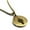 Gold, variant on Stainless Steel Warrior Fantasy Class Round Medallion Pendant Necklace