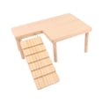 thumbnail image 2 of BELOVING Hamster Wooden platforms Toy with Ladder for Small Animals Chinchilla Gerbil Left, 2 of 9