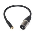thumbnail image 1 of Câble Audio XLR 3.5 0.3m Mâle vers Femelle 3.5mm, 1 of 6