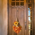 thumbnail image 3 of Injueey La vibrante otoñal turquesa para la bienvenida a los visitantes con diseños festivos mejora el otoño Kits de decoración para fiestas sin luces, 3 of 6