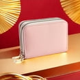 thumbnail image 3 of Double Zipper Wallet, Women's Short Credit Card Holder, Multifunctional Large Capacity Coin Purse, 3 of 6