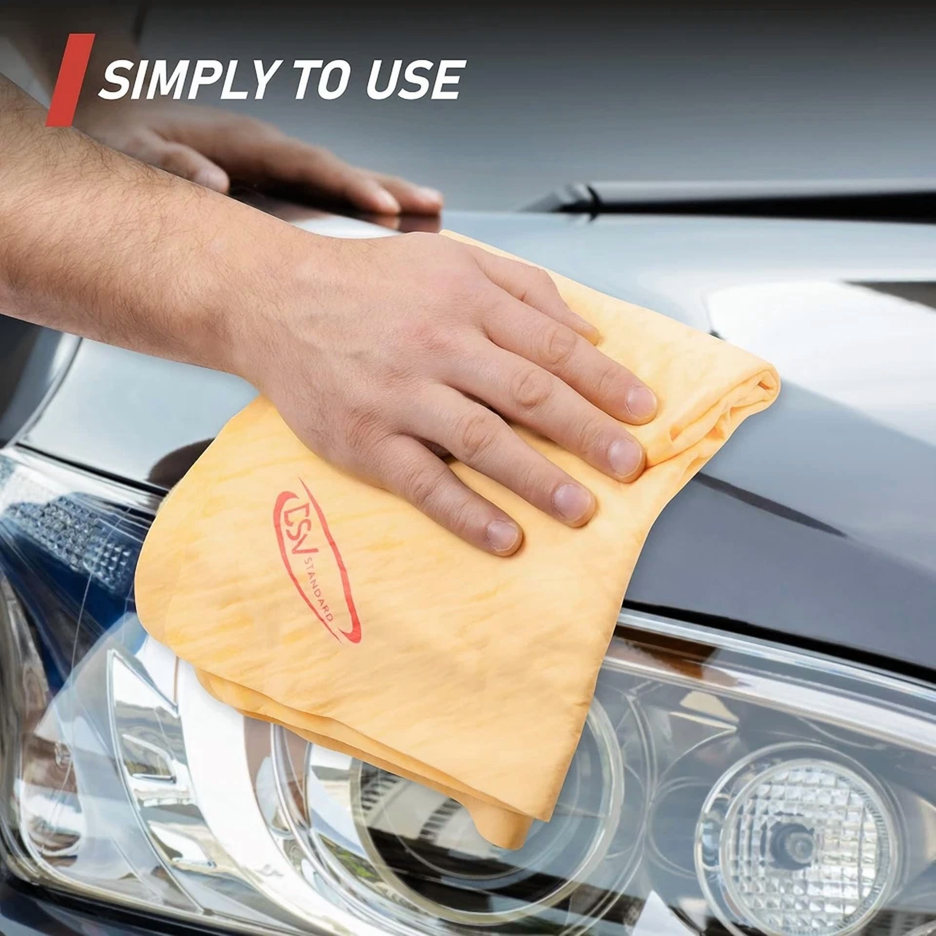 BUTTERFLY- Dsv Standard Premium Car Care Towel, Drying Super Absorbent Chamois Cloth