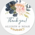thumbnail image 1 of Pegatinas de agradecimiento de boda, etiquetas de boda personalizadas, pegatinas florales, etiquetas de boda personalizadas, 1 of 4