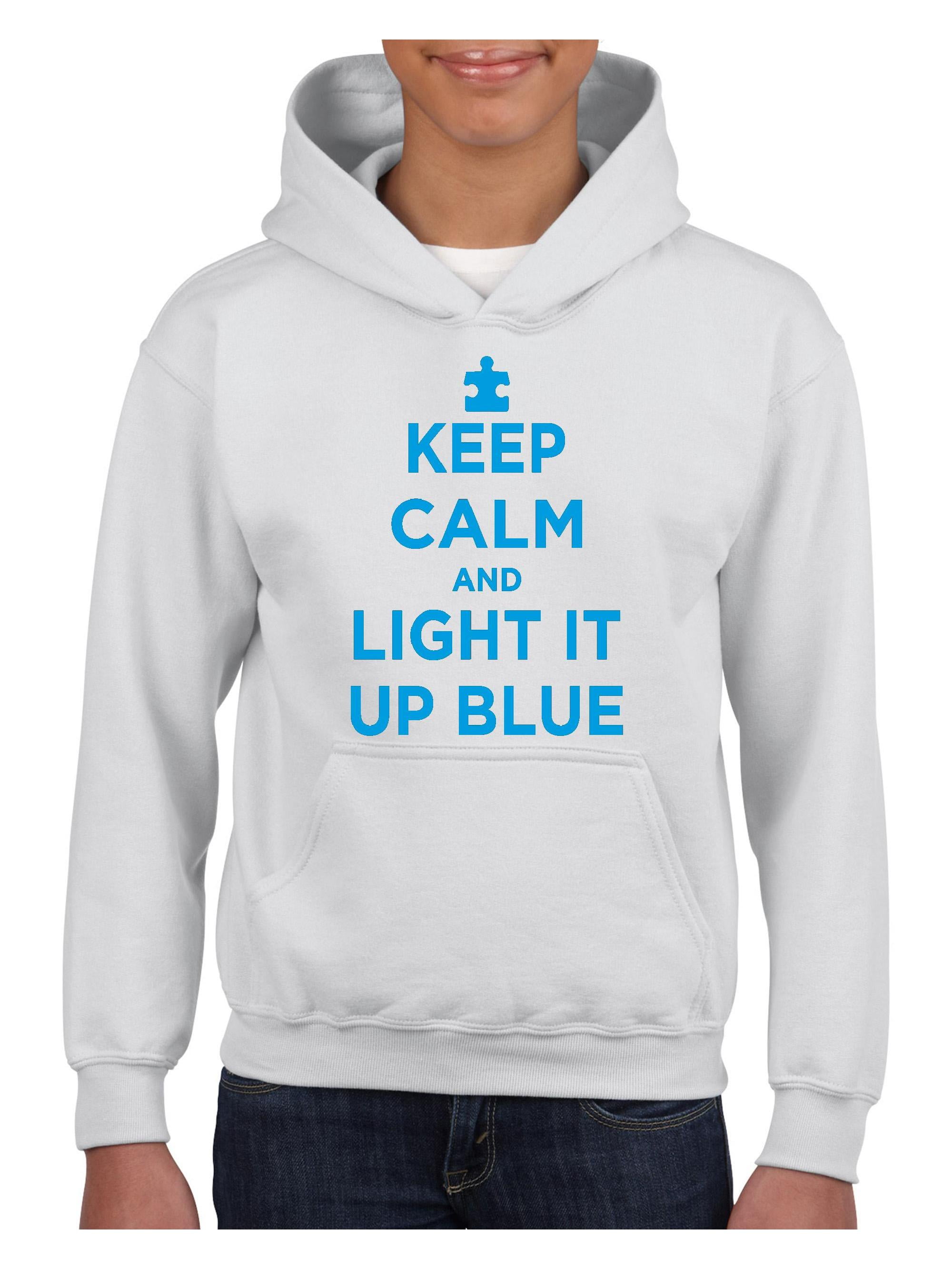 girls light blue hoodie