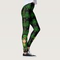 thumbnail image 2 of Bjutir Womens St. Patrick'S Day Leggings Tights Women'S Paddy Stripes Good Luck Green Pants Print Leggings Pants For Yoga Running Pilates Gym, 2 of 7
